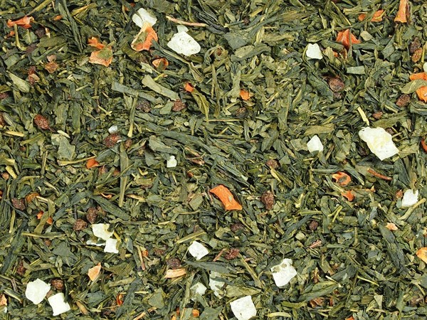 Čaj Zelený čaj s rakytníkem