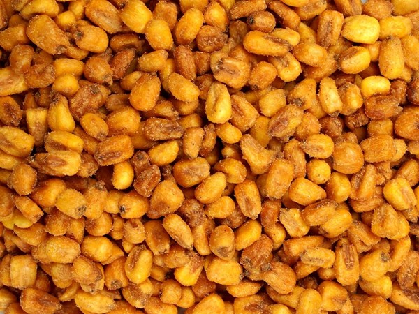 Ořechy a laskominy Kukuřice barbecue