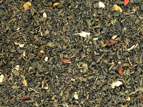 Zelený čaj s příchutí Zelený čaj se ženšenem a goji
