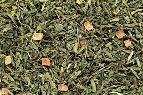 Zelený čaj s příchutí Zelený čaj s mangem