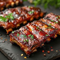Kalifornská BBQ marináda na žebra s bylinkami a citrusovým nádechem